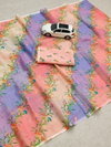 MG 344 Plain Linen Printed Daily Wear Non Catalog Saree